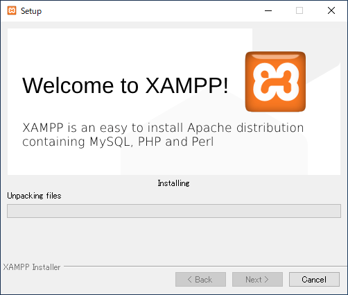 XAMPP install8