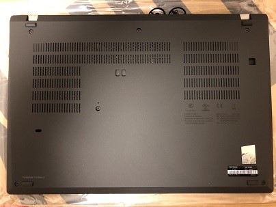 ThinkPad T14 Gen2(AMD) 裏側